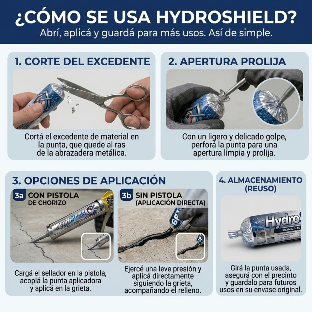 HydroShield™ Sellador adhesivo de alta densidad