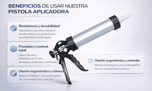 Pistola aplicadora 15” aluminio