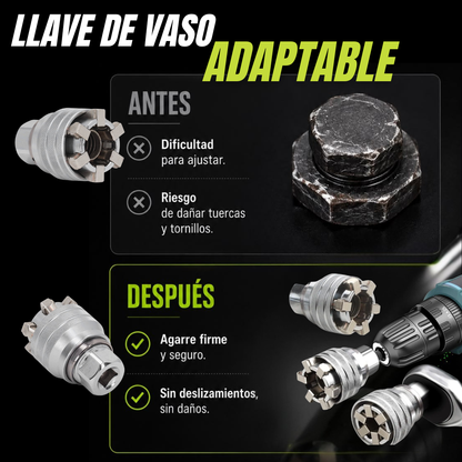 Herramienta Universal de Llave de Vaso Multifuncional