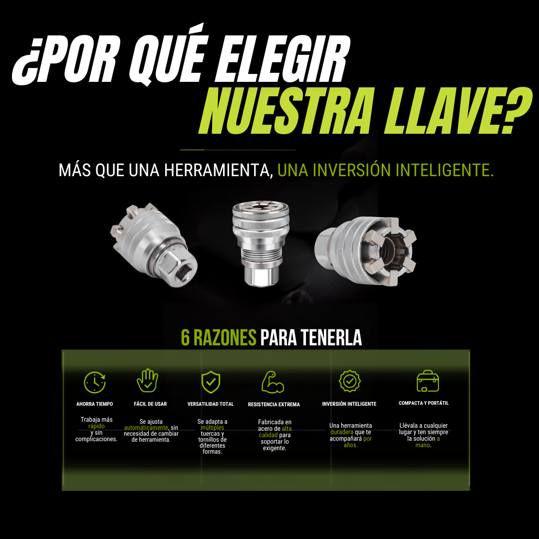 Herramienta Universal de Llave de Vaso Multifuncional